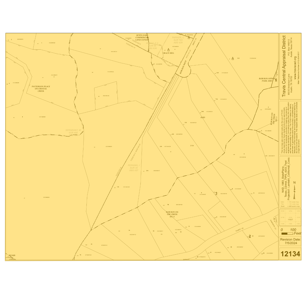 500 Grace Ln, Austin, TX for lease Plat Map- Image 1 of 2