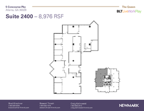 6 Concourse Pky NE, Atlanta, GA for lease Floor Plan- Image 1 of 1