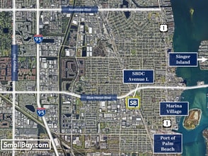 1700-2060 Avenue L, Riviera Beach, FL - AERIAL  map view