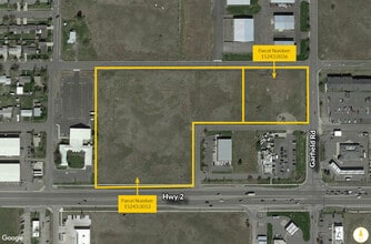 1001 S Russell Rd, Airway Heights, WA - Aerial  map view