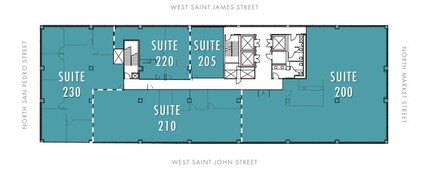 111 W Saint John St, San Jose, CA for lease Floor Plan- Image 1 of 1