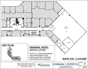 8 Neshaminy Interplex, Trevose, PA for lease Floor Plan- Image 2 of 2