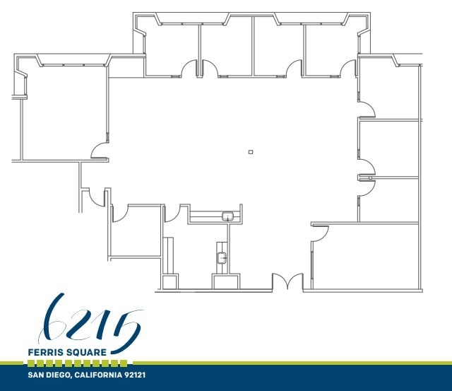 6215 Ferris Sq, San Diego, CA for lease Floor Plan- Image 1 of 2