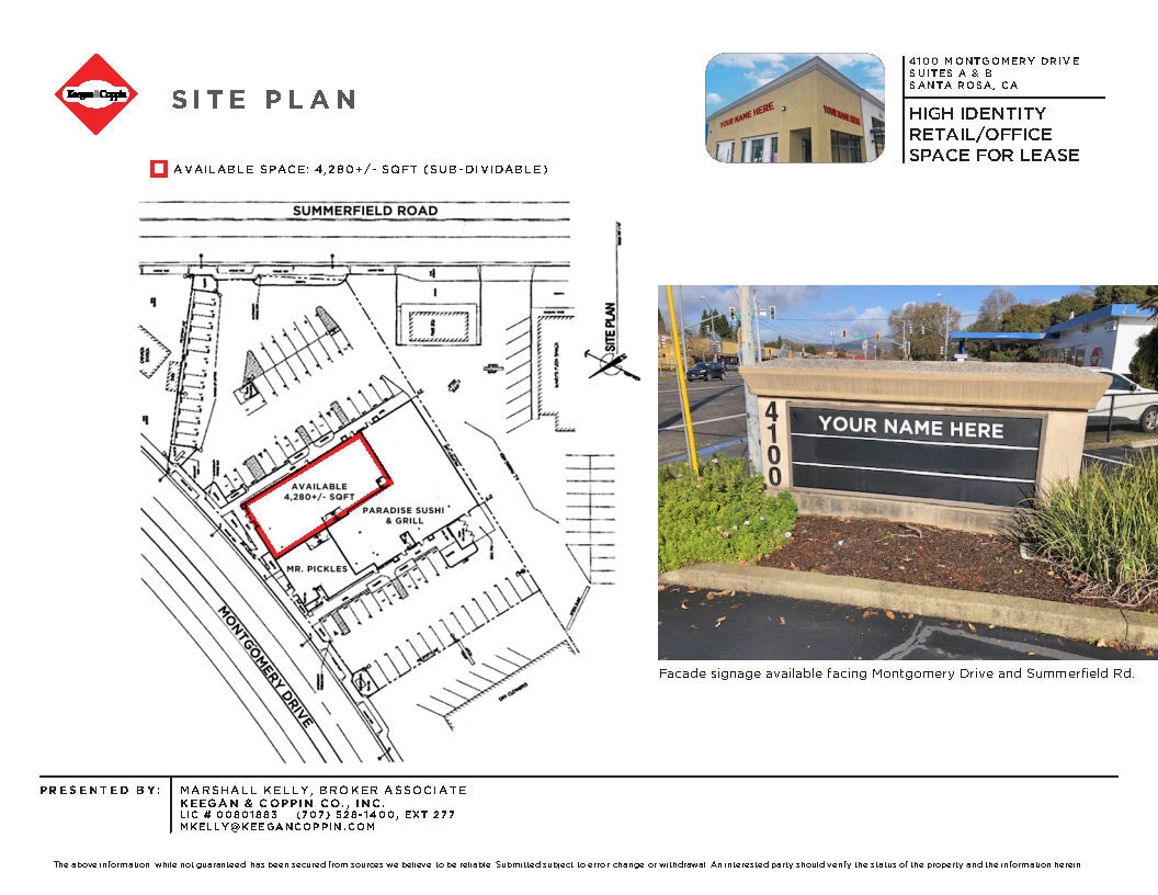 4100 Montgomery Dr, Santa Rosa, CA for lease Site Plan- Image 1 of 2