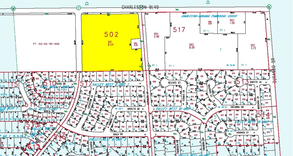 8751 W Charleston Blvd, Las Vegas, NV for lease - Plat Map - Image 3 of 25