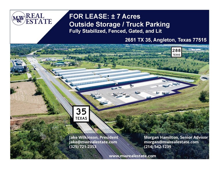 2651 TX 35, Angleton, TX for lease - Building Photo - Image 1 of 5