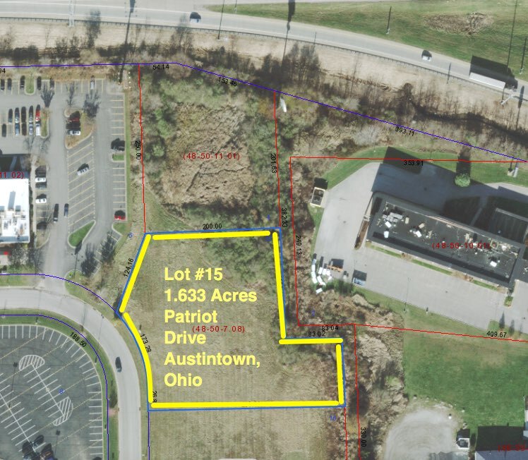 Lot #15 Patriot Blvd., Austintown, OH for sale Aerial- Image 1 of 4