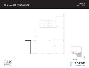 311 N Market St, Dallas, TX for lease Floor Plan- Image 1 of 1