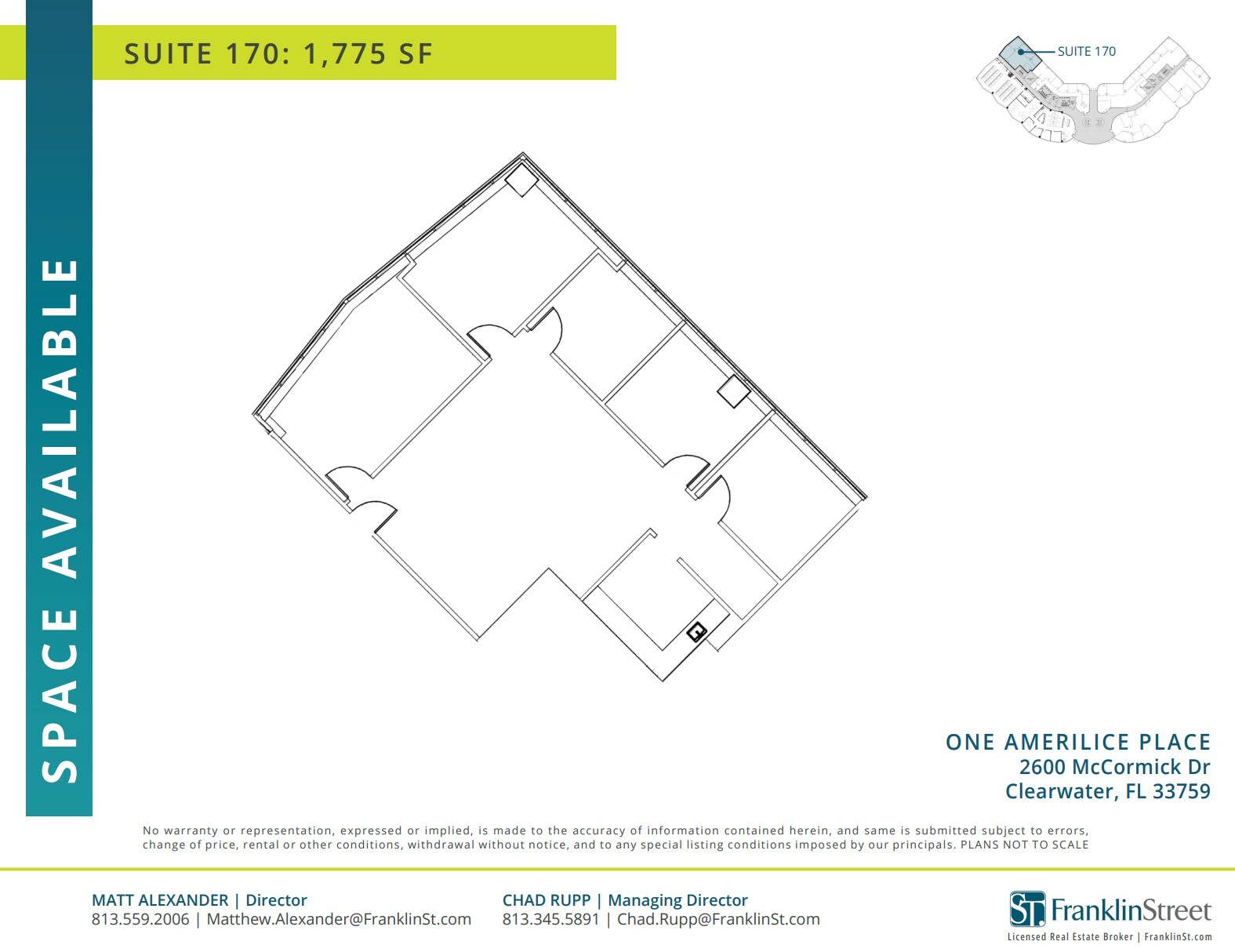 2600 McCormick Dr, Clearwater, FL for lease Floor Plan- Image 1 of 1