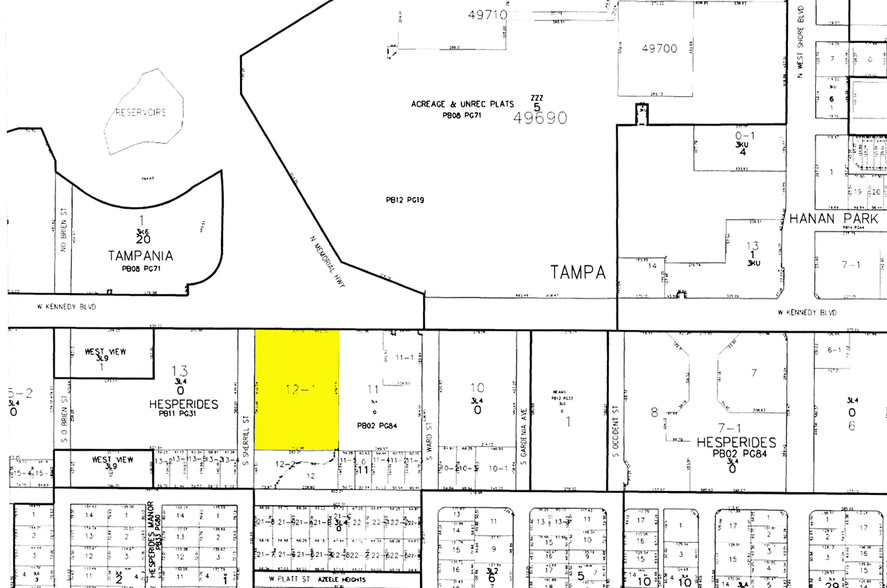 5100 W Kennedy Blvd, Tampa, FL for lease - Plat Map - Image 2 of 8