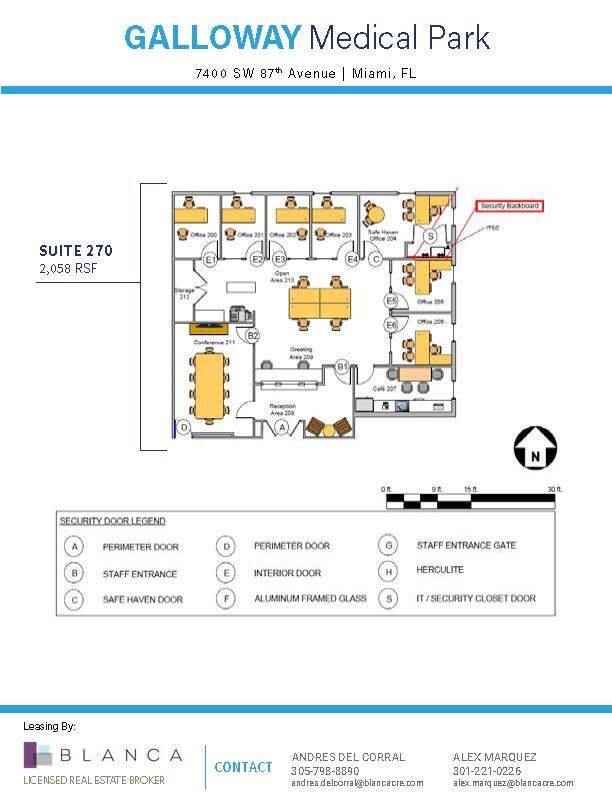 7400 SW 87th Ave, Miami, FL for lease Floor Plan- Image 1 of 1