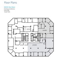8410 W Bryn Mawr Ave, Chicago, IL for lease Floor Plan- Image 1 of 1