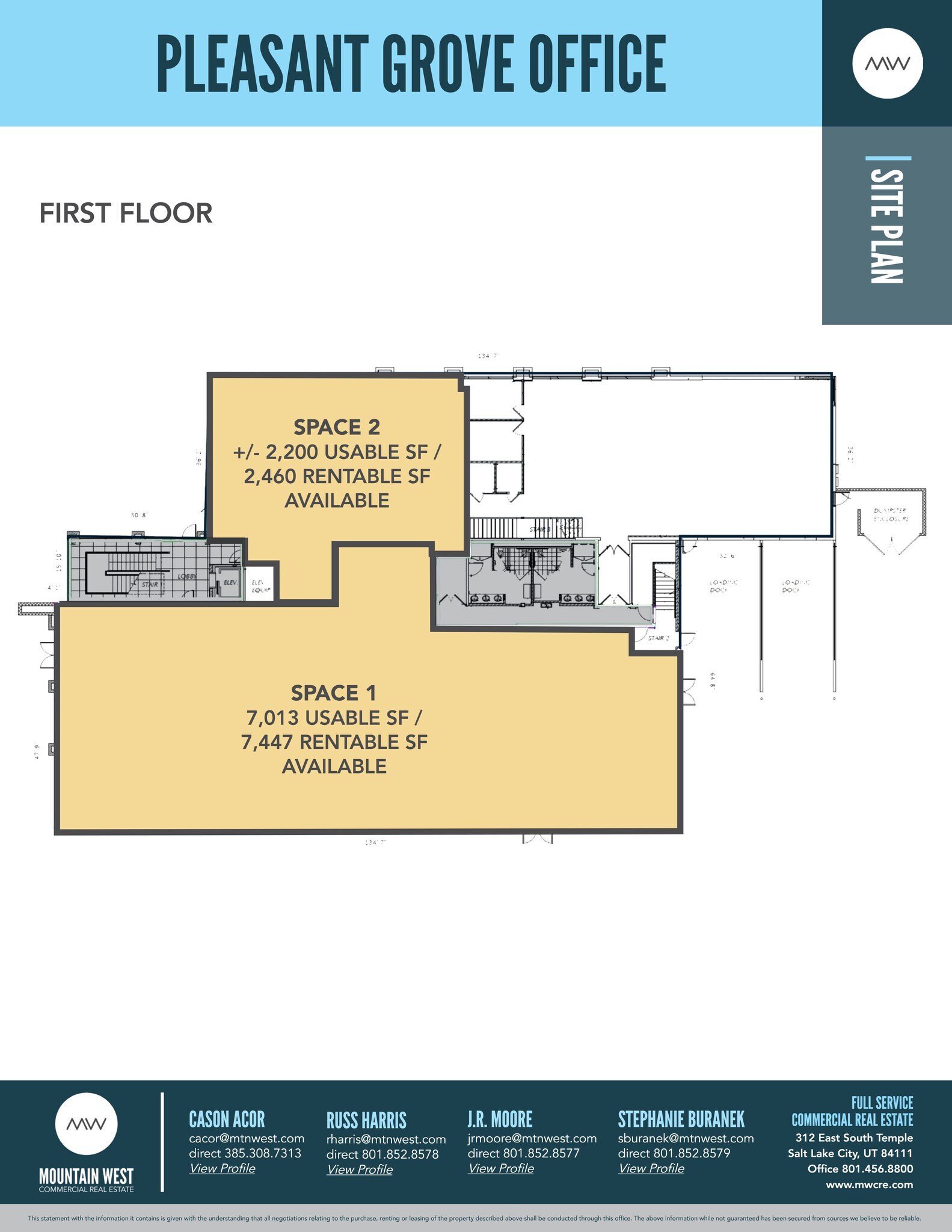 439 S Pleasant Grove Blvd, Pleasant Grove, UT for lease Site Plan- Image 1 of 8
