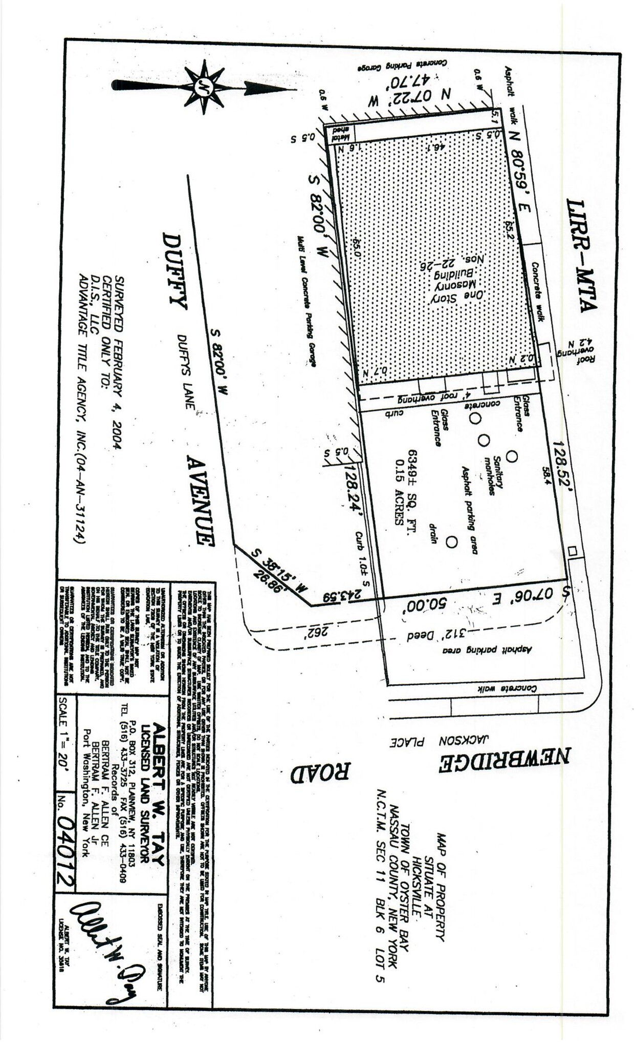 22-26 Newbridge Rd, Hicksville, NY for lease Site Plan- Image 1 of 2