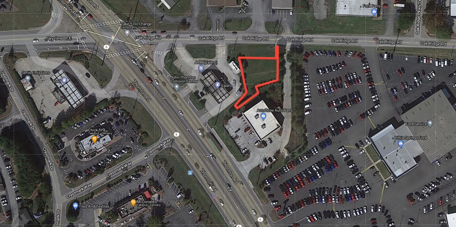 Thornton Rd & Oak Ridge Rd, Lithia Springs, GA for sale Primary Photo- Image 1 of 1