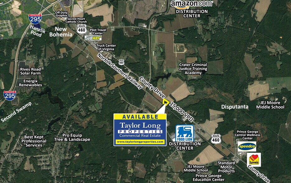 6101 County Dr, Disputanta, VA 23842 Land for Sale