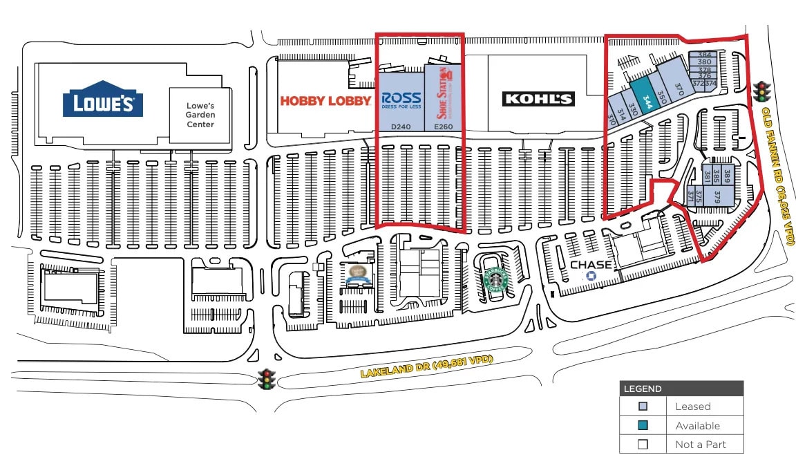 300 Ridge Way, Flowood, MS for lease Site Plan- Image 1 of 1