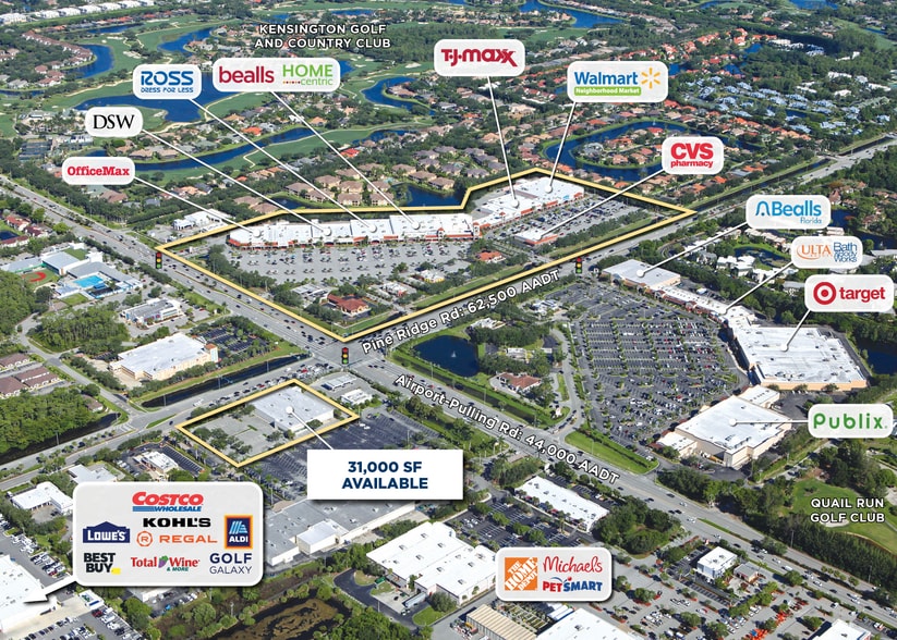5305 Airport Pulling Rd N, Naples, FL for lease - Aerial - Image 2 of 3