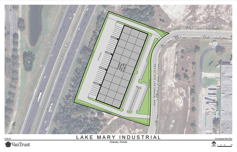 734 New Technology Boulevard, Lake Mary, FL for lease - Site Plan - Image 2 of 2