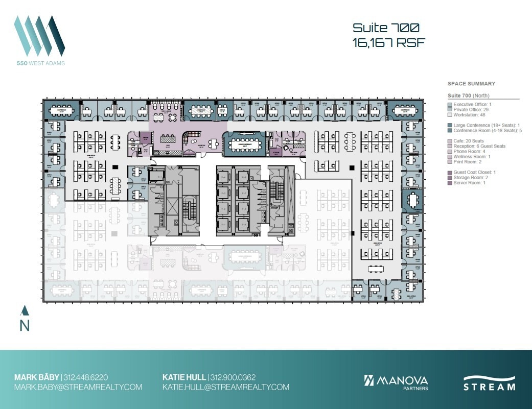 550 W Adams St, Chicago, IL for lease Floor Plan- Image 1 of 1