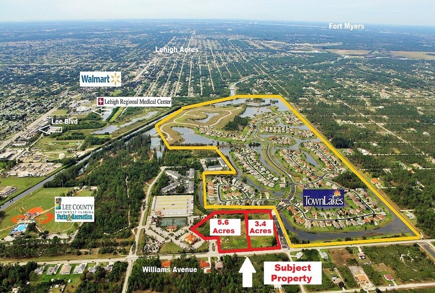 Williams Rd. & Fountain Mist Blvd, Lehigh Acres, FL, 33972 Commercial