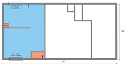1834-1836 Norris Rd, Bakersfield, CA for lease Floor Plan- Image 1 of 1