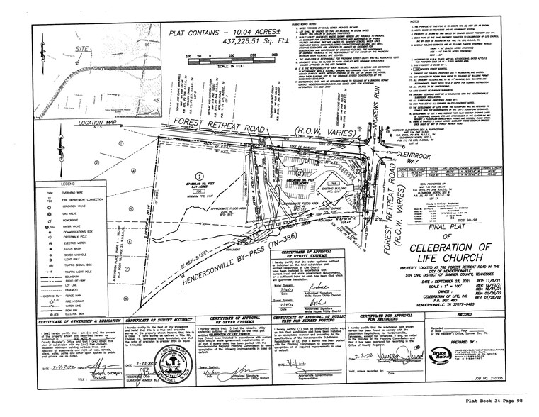 750 Forest Retreat Rd, Hendersonville, TN for sale - Site Plan - Image 2 of 2