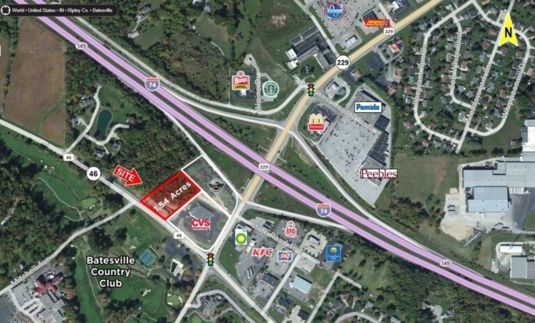 SR 229 & SR 46, Batesville, IN for sale Primary Photo- Image 1 of 1