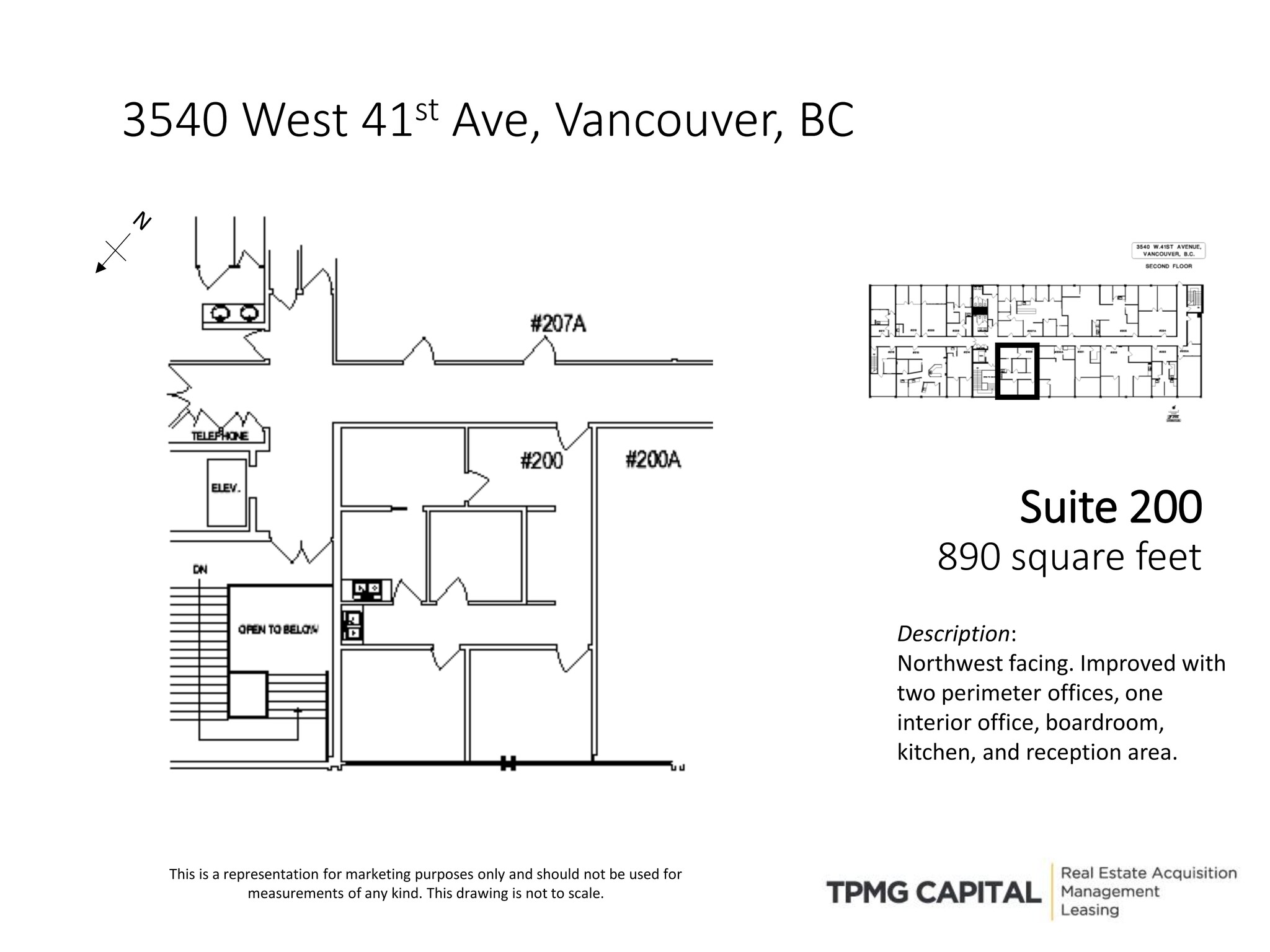 3522-3560 41st Av W, Vancouver, BC for lease Site Plan- Image 1 of 3