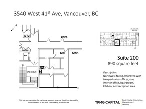 3522-3560 41st Av W, Vancouver, BC for lease Site Plan- Image 1 of 3