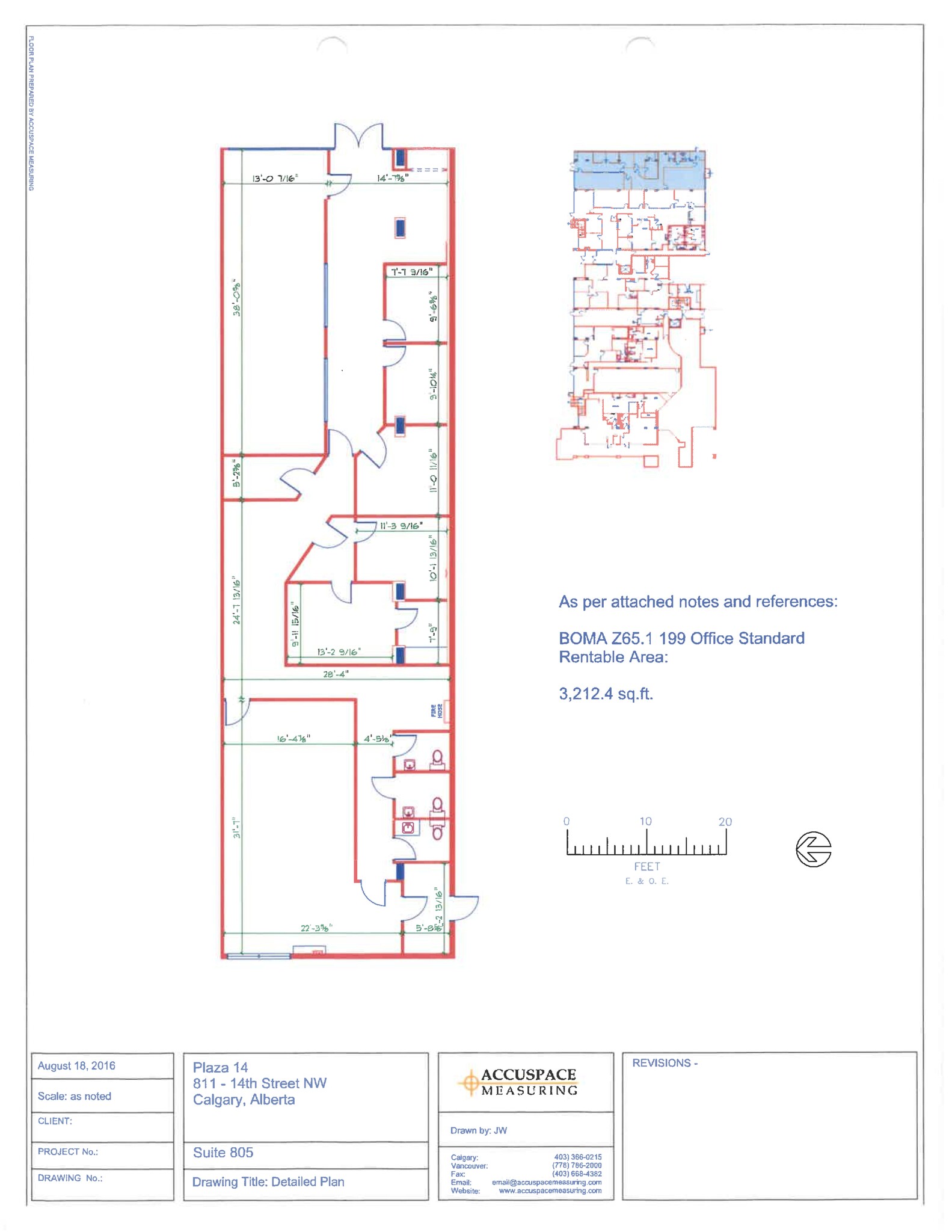 805-819 14th St NW, Calgary, AB for lease Site Plan- Image 1 of 1