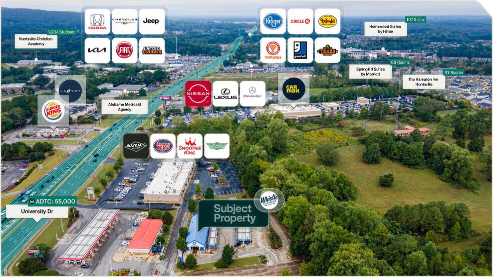 1419 Waddell Dr, Huntsville, AL for sale - Aerial - Image 3 of 3