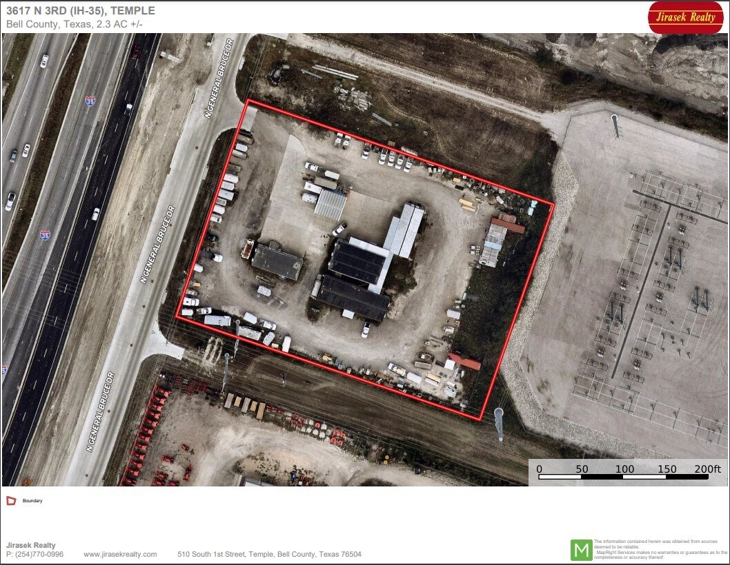3617 N 3rd St, Temple, TX for sale Aerial- Image 1 of 1