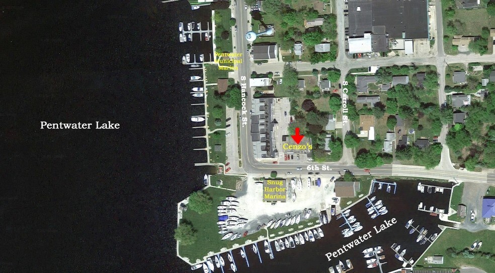 40 E 6th St, Pentwater, MI for sale - Aerial - Image 1 of 1