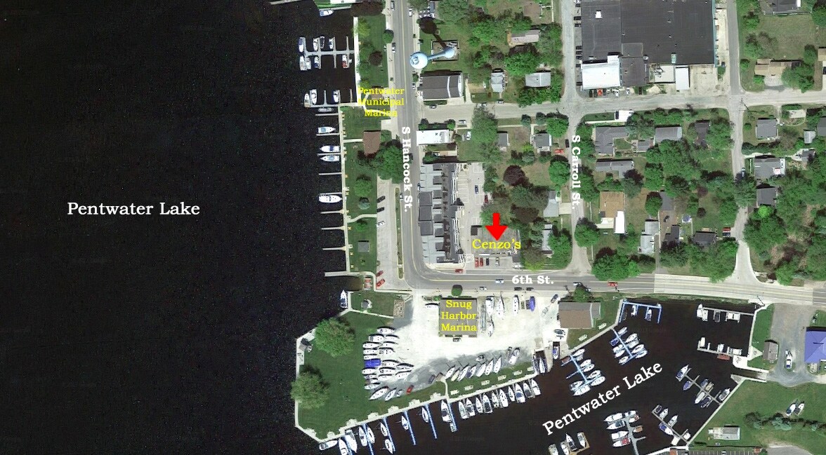 40 E 6th St, Pentwater, MI for sale Aerial- Image 1 of 1