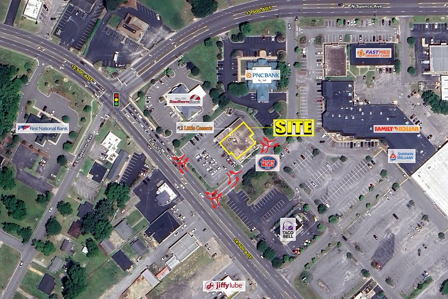 2503 E Ash St, Goldsboro, NC for lease - Aerial - Image 3 of 3