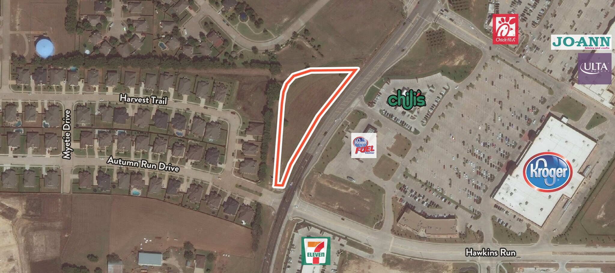 NWC of FM 663 & Autumn Run Dr, Midlothian, TX for sale Aerial- Image 1 of 1