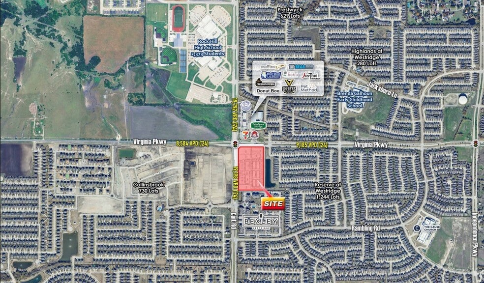 10921 Virginia Pky, McKinney, TX for sale - Aerial - Image 2 of 2