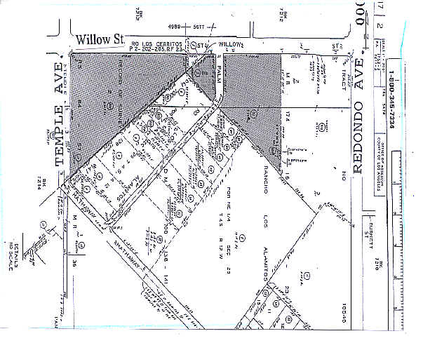 3100-3190 E Willow St, Signal Hill, CA for lease - Plat Map - Image 3 of 3