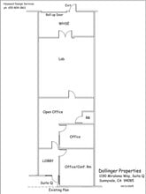 1190 Miraloma Way, Sunnyvale, CA for lease Floor Plan- Image 1 of 1