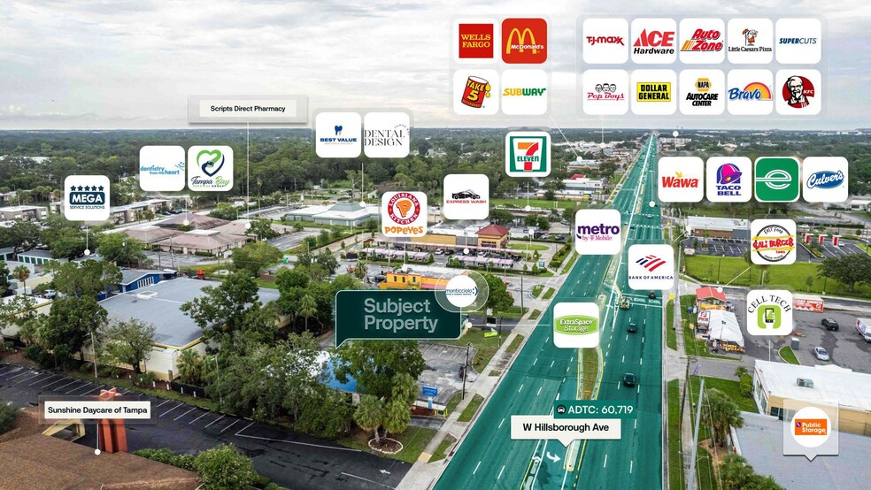 8327 W Hillsborough Ave Tampa - 8327 W Hillsborough Ave Tampa FL Aerial 2 Large 