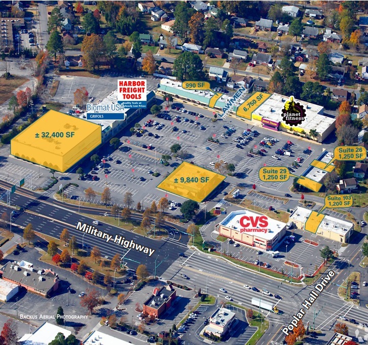 415 N Military Hwy, Norfolk, VA for lease Aerial- Image 1 of 1