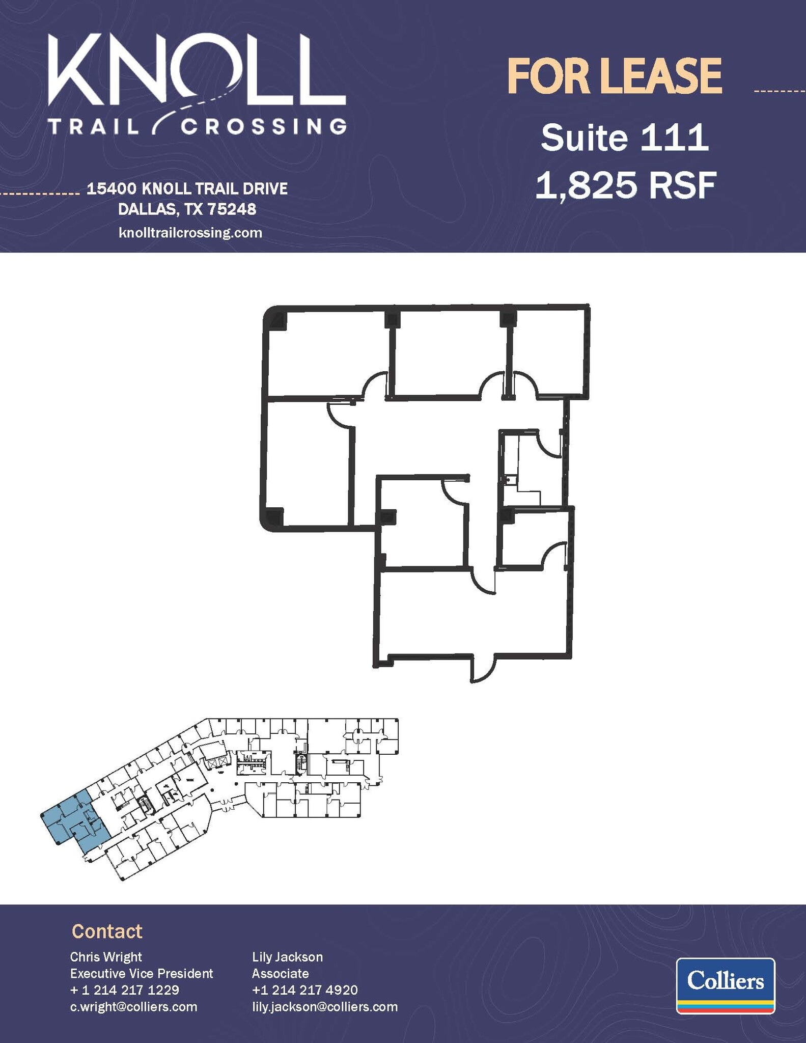 15400 Knoll Trail Dr, Dallas, TX for lease Floor Plan- Image 1 of 1