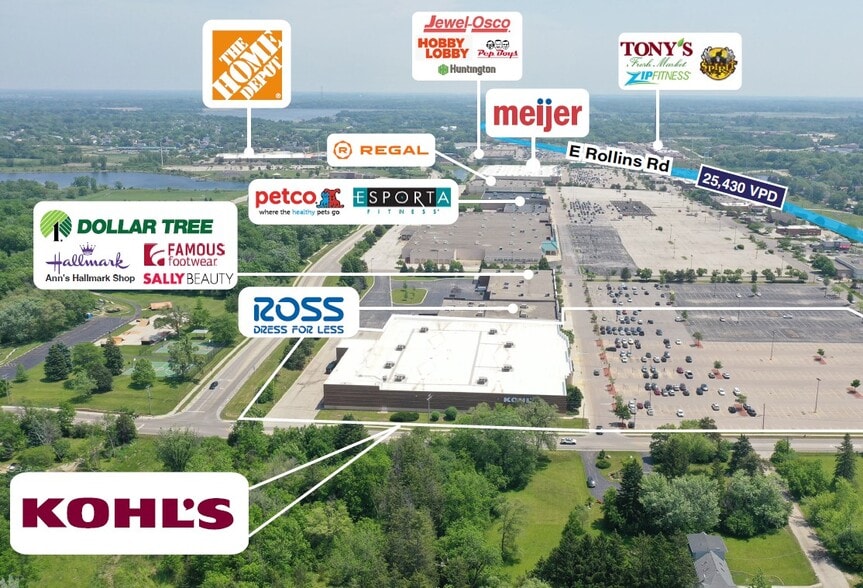 230 E Rollins Rd, Round Lake Beach, IL for sale - Building Photo - Image 2 of 4