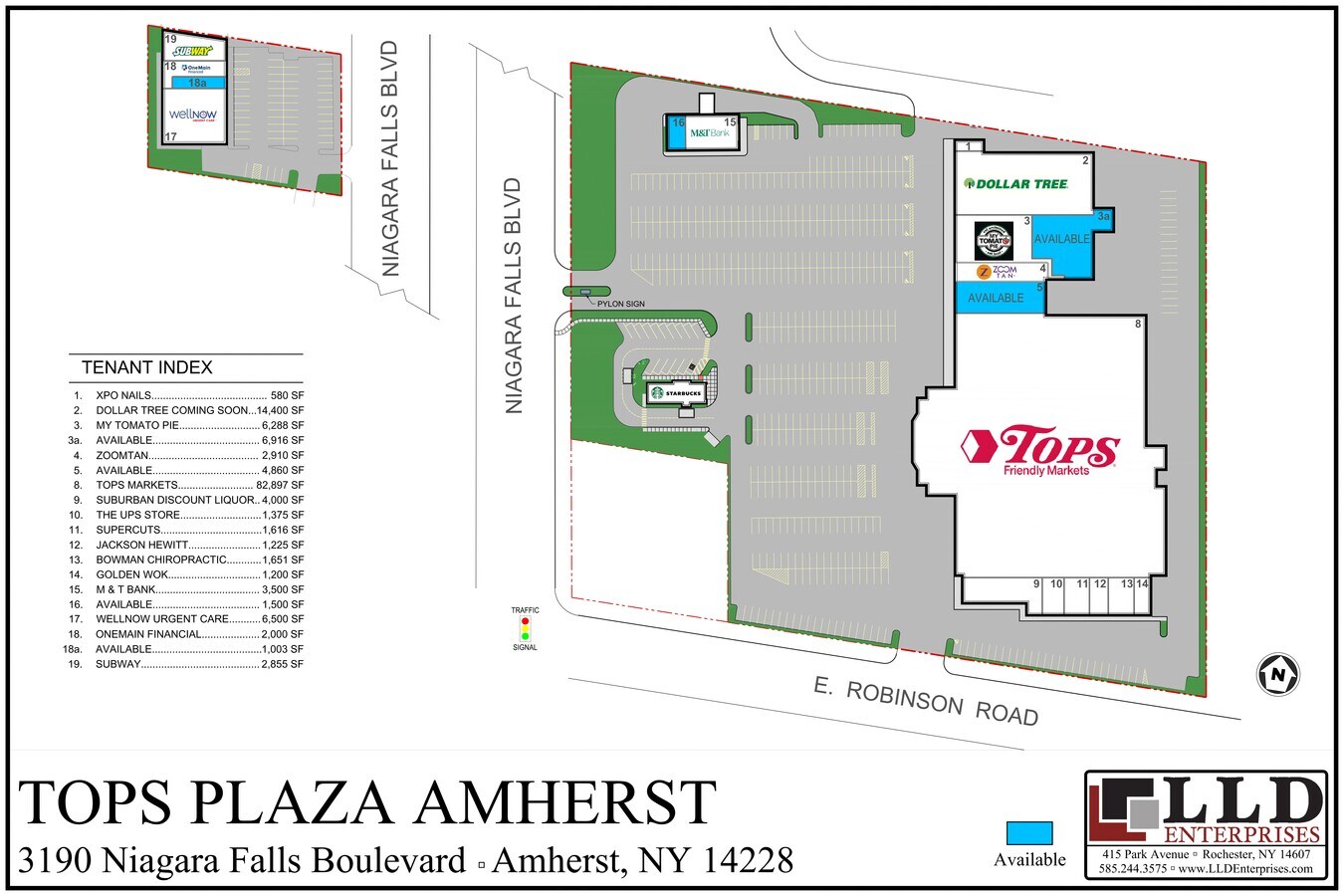 3190 Niagara Falls Blvd, Amherst, NY 14228 Tops Plaza Amherst