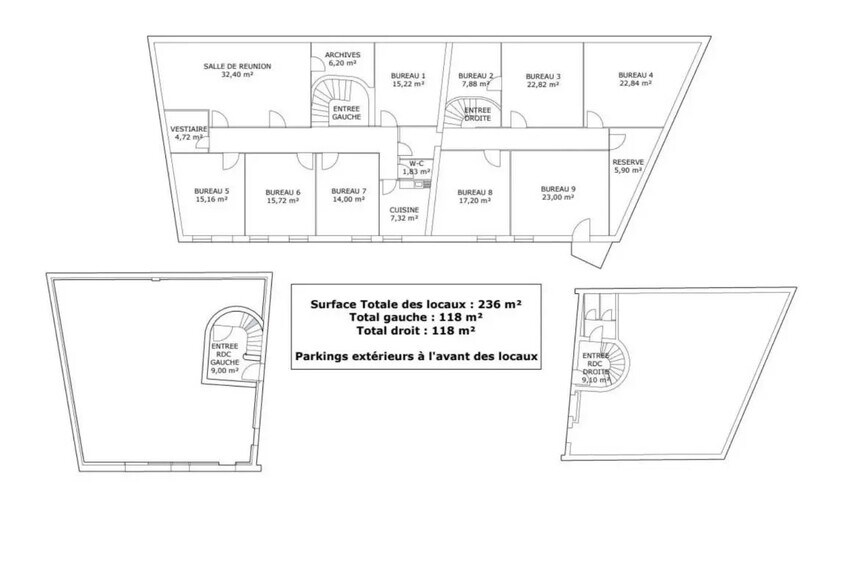 Retail in Bordeaux for lease - Floor Plan - Image 2 of 6