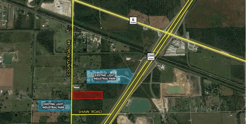 County Rd 48 & Shaw Rd, Iowa Colony, TX for sale - Primary Photo - Image 1 of 1