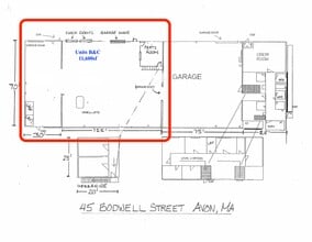 45 Bodwell St, Avon, MA for lease Site Plan- Image 1 of 1