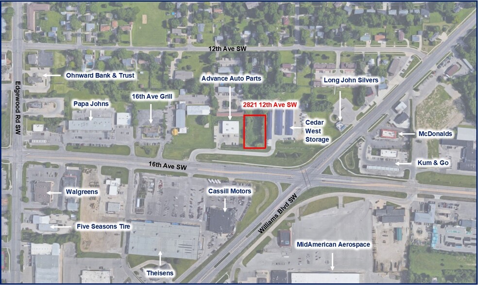 Cedar Rapids Zoning Map 2821 12Th Ave Sw, Cedar Rapids, Ia 52404 - Land For Sale | Loopnet