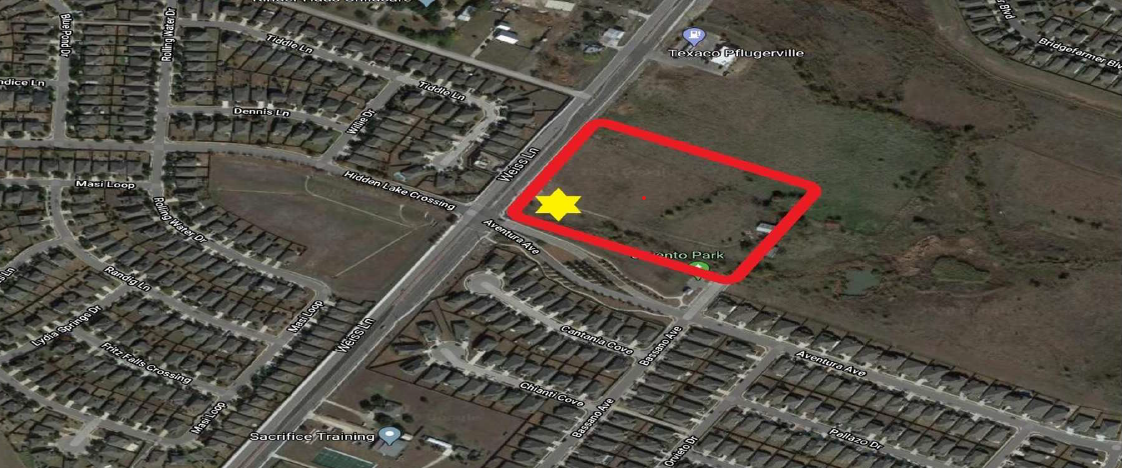 Weiss Ln & Aventura, Pflugerville, TX for lease Aerial- Image 1 of 1